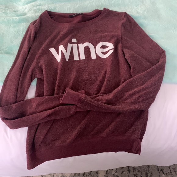 Small wildfox baggy jumper bundle of 4 wine stars and siesta fiesta pizza - Picture 4 of 5